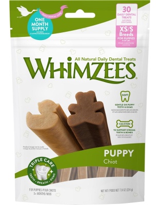 Whimzee Puppy Chews Xsmall-Small 7.9Oz