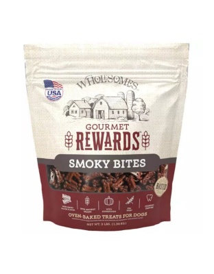 Wholesomes Rewards Gourmet Biscuits Bacon 3 Lb
