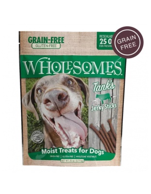 Wholesomes Grain Free Moist Treats For Dogs Beef 25oz.