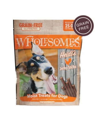 Wholesomes Grain Free Moist Treats For Dogs Chicken 25oz.