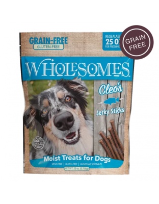 Wholesomes Grain Free Moist Treats For Dogs Fish 25oz.