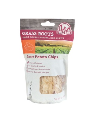 Wild Eats Sweet Potato Chips Dog Chews Sweet Potato 3oz.