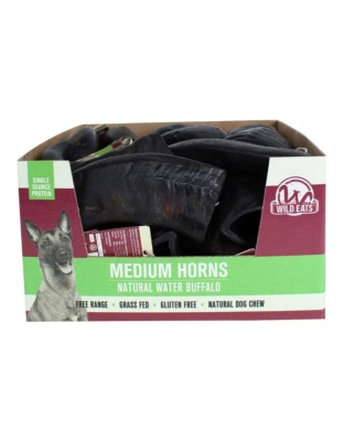 Wild Eats Water Buffalo Horn Buffalo Medium (Case of 22)