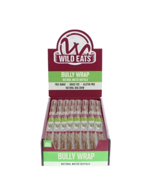 Wild Eats Water Buffalo Wrap Display Buffalo 11 In - 24 Pc