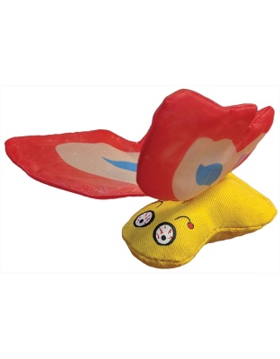 Yeowww! Butterfly Catnip Cat Toy Red 1ea/One Size