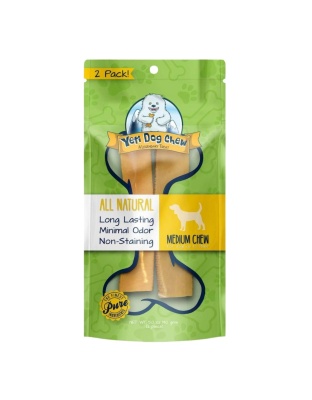 Yeti Dog 2Pk Medium Chews 5oz./40 Yak Milk / Cow Milk