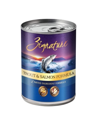 Zignature Dog Grain Free Trout Salmon 13oz. (Case of 12)