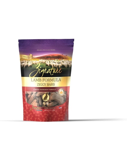 Zignature Dog Ziggy Bar Treat Lamb 12oz.