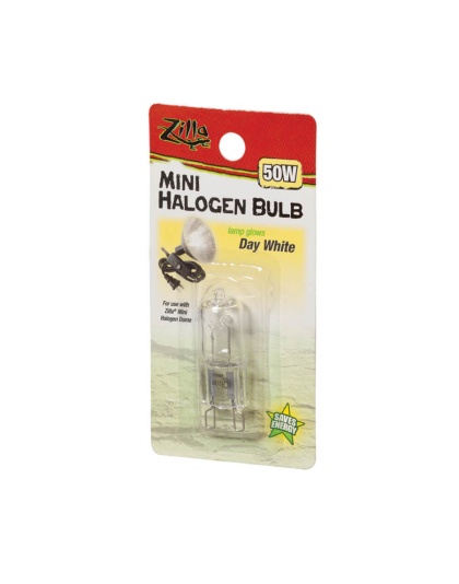 Zilla Light & Heat Mini Halogen Bulbs Day White 1ea/50 W
