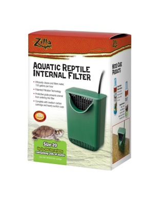 Zilla Aquatic Reptile Internal Filter, 1ea/20 gal