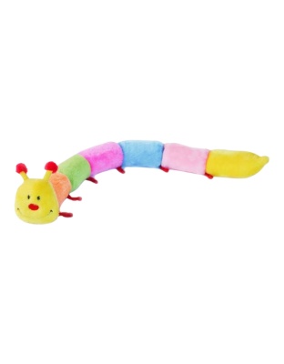 Zippypaws Plush Caterpillar Rainbow XLarge