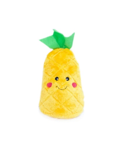 Zippypaws Nomnomz Pineapple Yellow Medium