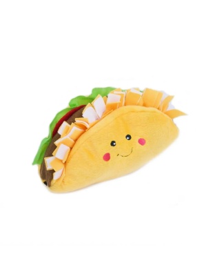 Zippypaws Nomnomz Taco Yellow Medium