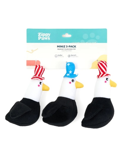 Zippypaws Miniz Eagles 3 Pk