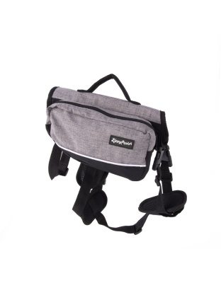 ZippyPaws Backpack For Dog Graphite 1ea/SM