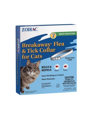 Zodiac Breakaway Flea and Tick Collar for Cats 1ea/1 pk