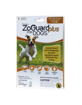 Zoguard Plus Spot-On Singles For Dogs 4-22 Lb-1 Pk