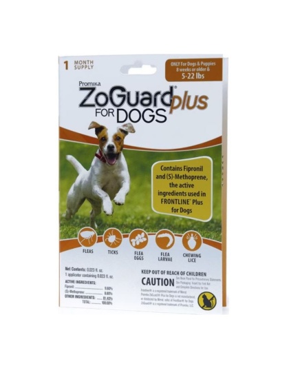 Zoguard Plus Spot-On Singles For Dogs 4-22 Lb-1 Pk