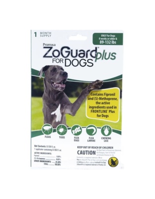 Zoguard Plus Spot-On Singles For Dogs 89-132 Lb-1 Pk