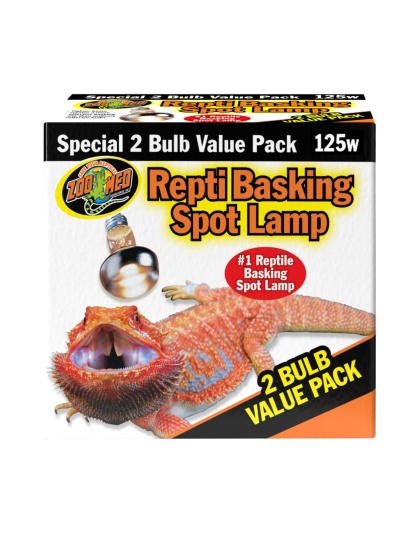 Zoo Med Repti Basking Spot Lamp 1ea/125 W, 2 pk
