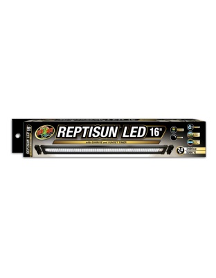 Zoo Med Reptisun LED w/Sunrise  Sunset Timer Terrarium Hood 1ea/16 in, 24 W