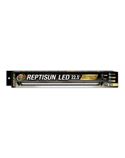 Zoo Med Reptisun LED w/Sunrise  Sunset Timer Terrarium Hood 1ea/22.5 in, 34 W