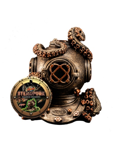 Zoo Med Steampunk Ornament Dive Helmet, 1ea/One Size