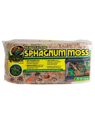 Zoo Med New Zealand Sphagnum Moss Brown 1ea/0.3 lb