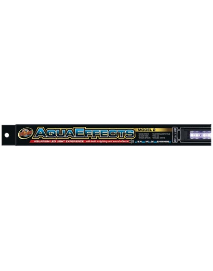 Zoo Med AquaEffects Model 2 LED Light Fixture Black 1ea/24 in