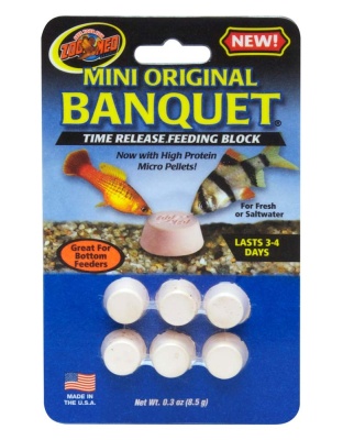Zoo Med Original Banquet Fish Feeding Block 1ea/0.3 oz, Mini