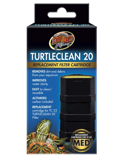 Zoo Med TurtleClean 20 Replacement Filter Cartridge 1ea/MD