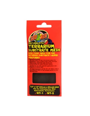 Zoo Med Naturalistic Terrarium Substrate Mesh Black 1ea/12 In X 12 in