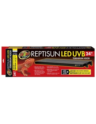 Zoo Med ReptiSun T5 LED UVB Terrarium Hood 1ea/24 in