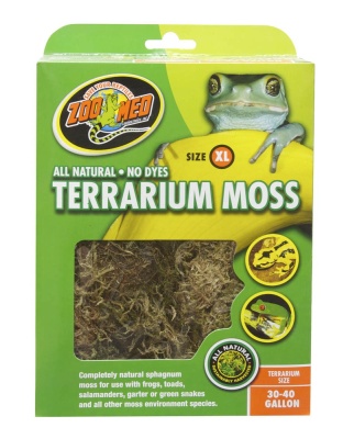 Zoo Med Terrarium Moss Substrate Green 1ea/30-40 gal, XL