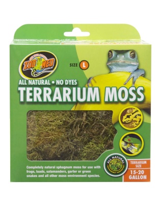Zoo Med Terrarium Moss Substrate Green 1ea/15/20 gal, LG