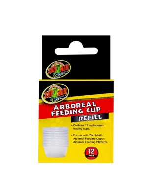 Zoo Med Arboreal Feeding Cup Refill White 1ea/12 pk