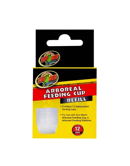 Zoo Med Arboreal Feeding Cup Refill White 1ea/12 pk