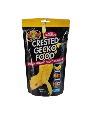Zoo Med Crested Gecko Food Premium Blended Tropical Fruit Dry Food 1ea/1 lb