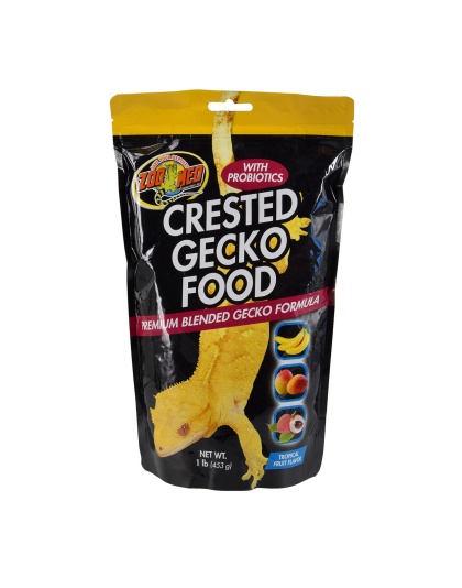 Zoo Med Crested Gecko Food Premium Blended Tropical Fruit Dry Food 1ea/1 lb
