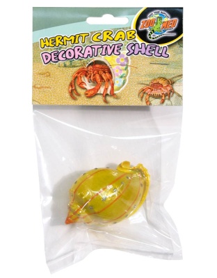 Zoo Med Hermit Crab Decorative Shell Decorative Shell Yellow 1ea/1 pk