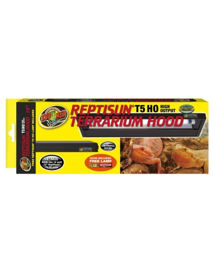 Zoo Med ReptiSun T5 HO High Output Terrarium Hood 1ea/14 in