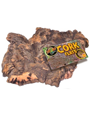 Zoo Med Natural Cork Flats Background Brown 1ea/LG