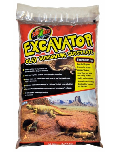Zoo Med Excavator Clay Burrowing Substrate Brown 1ea/10 lb