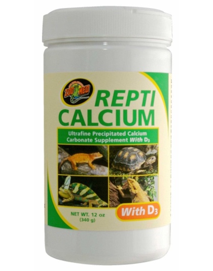 Zoo Med Repti Calcium with Vitamin D3 Reptile Supplement 1ea/12 oz