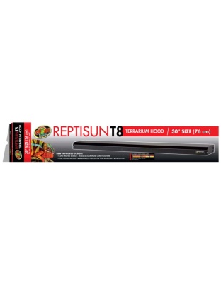 Zoo Med ReptiSun T8 Terrarium Hood Hood Only Black 1ea/30 in
