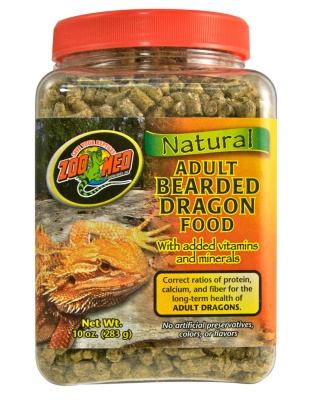 Zoo Med Natural Adult Bearded Dragon Dry Food 1ea/10 oz