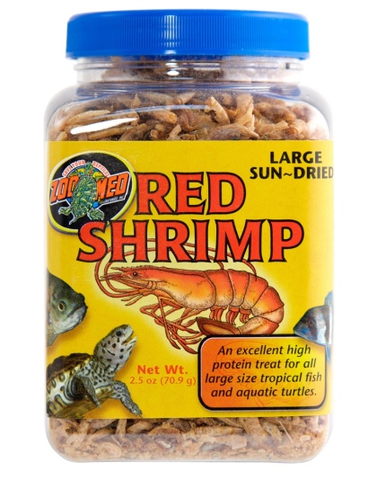 Zoo Med Sun-Dried Large Red Shrimp Reptile Food 1ea/2.5 oz