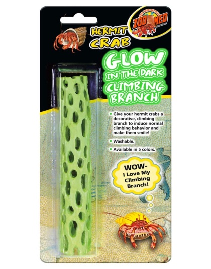 Zoo Med Hermit Crab Climbing Branch Glow in the Dark 1ea/Glow In The Dark