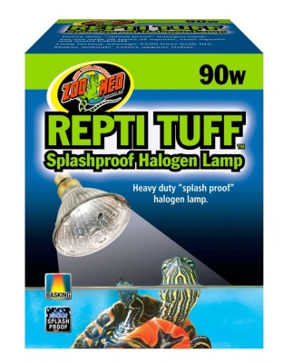 Zoo Med Repti Tuff Splashproof Halogen Lamp White 1ea/90 W