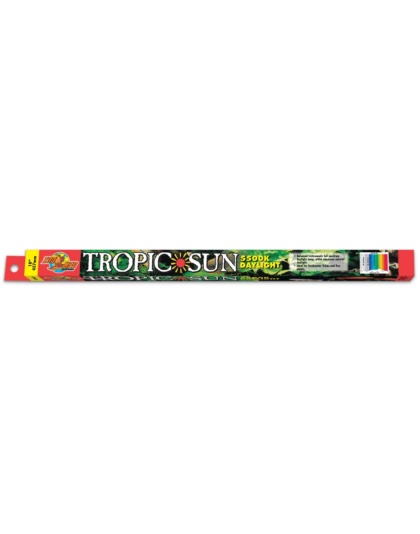Zoo Med Tropic Sun 5500K Daylight T8 Lamp White 1ea/18 in